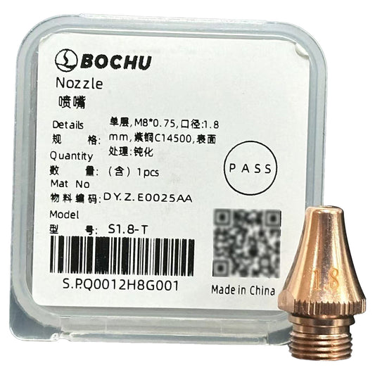 BOCI Nozzle Laser Cutting Machine Single-Layer M8 H19, 1.6-2.0