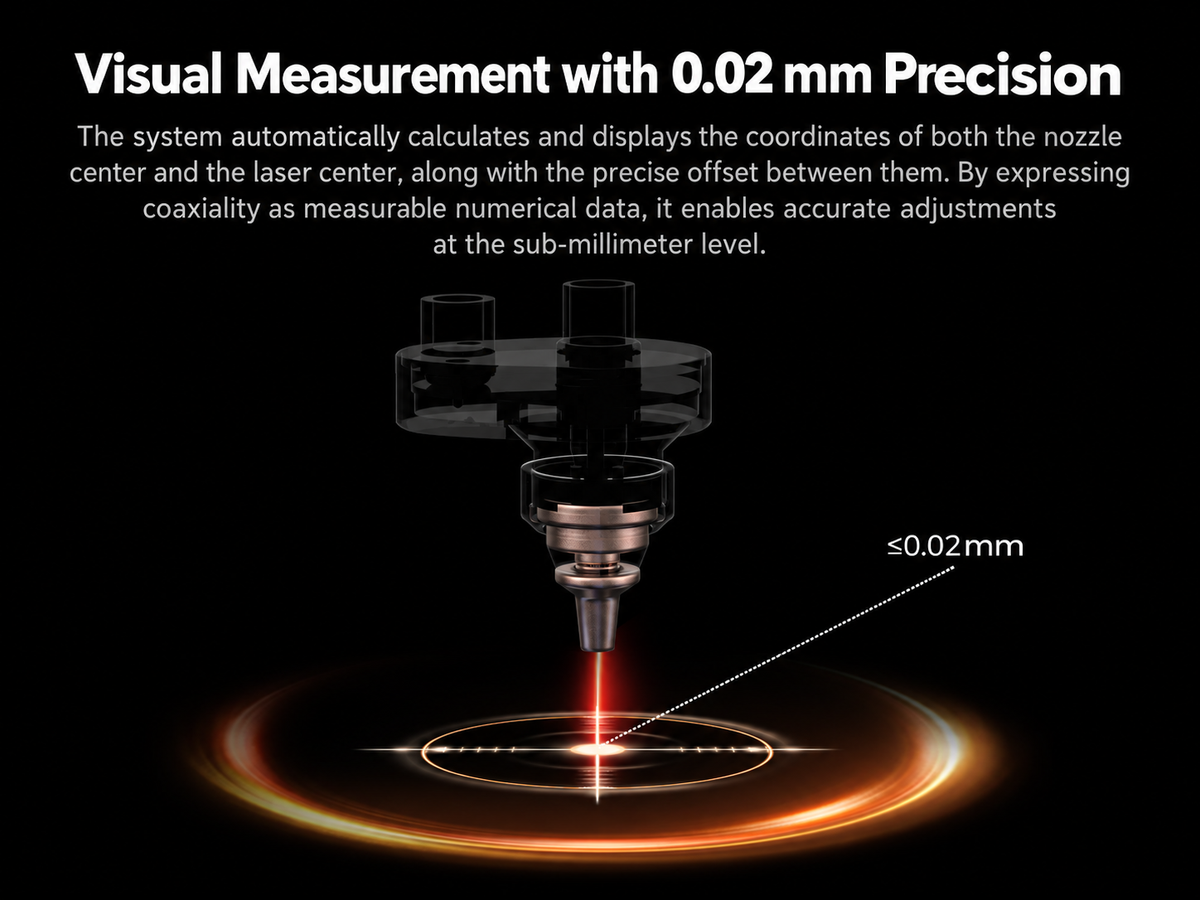 SoloEye S1  Laser Beam Alignment Tool — Nozzle Centring Device for Fibre Laser Cutting Heads